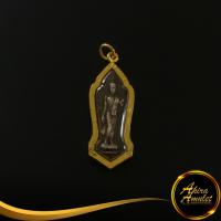 ราคา พระเครื่อง จี้พระ พระลีลา 25 พุทธศตวรรษ ปางลีลา เนื้อชินเก่า พุทธมณฑล จ นครปฐม ปี ๒๕๐๐ เลี่ยมกรอบทอง ชุบเศษทองเยาวราช 100 (15033632917)
