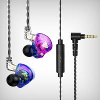 ราคา QKZ AK6 Pro หูฟังอินเอียร์ หูฟังแบบมีสาย หูฟังถอดสายได้ Earphone in ear Smalltalk หัวเสียบ aux 3 5 มม พร้อมไมโครโฟน (21273103419)