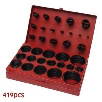 ราคา พร้อมส่งจ้า ยางโอริง419 ชิ้นวัสดุ DIY สารพัน O แหวนซีลยาง 32ขนาด O Ring Assortment Nitrile Rubber โอริงปืนอัดลม ยางโอริงปืนลม โอริง ยาง ยางโอริงแท้ ลูกยางโอริง โอลิงยาง ชุดโอริงกล่อง ชุดยางโอริง ชุดโ 