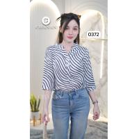 ราคา ขายดี Chanan เสื้อโพลีผสมคอตตอน คอจีน แต่งกระดุมหน้า ดีเทลผ้าแต่งลายเส้นสีดำ ผ้าใส่สบาย มี3สี รุ่น0372 เสื้อทำงาน เสื้อออกงาน เสื้อชีฟอง เสื้อเชิ๊ต เสื้อคอจีน เสื้อคอปก เชิ้ตคอปก (23145400172)