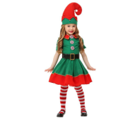 ราคา ชุดเอลฟ์คริสมาส ชุดเขียว เสื้อผ้าเด็ก ชุดเด็ก ชุดคริสมาส ชุดแฟนซี ชุดซานต้า เด็ก เด็กโต ชุดเอลฟ์ ชุดเขียวแดง Christmas Sant (23190639632)