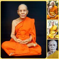 ราคา หลวงพ่อสด วัดปากน้ำ พระเทพมงคลมุนี หน้าตัก5นิ้ว สูง18ซม งานไฟเบอร์หุ่นขี้ผึ้ง ห่มจีวรติดผมจริง (7660874501)