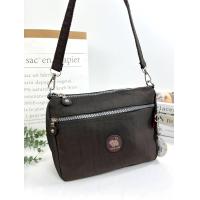 ราคา กระเป๋าผ้าร่มสะพายไหล่ สะพายข้าง มี 3 ซิป ขนาด 9 5 นิ้ว น้ำหนักเบา แถมพวงกุญแจน้องลิงให้ทุกใบ (22582856320)