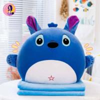 ราคา หมอนผ้าห่ม ลายการ์ตูนน่ารัก ของขวัญ พร้อมส่ง (21410159511)