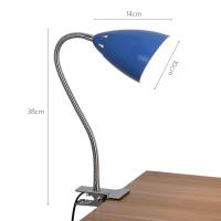 ราคา โคมไฟหนีบโต๊ะ โคมไฟอ่านหนังสือ โคมไฟขาหนีบ โคมไฟ Table lamp สวิตซ์ปิด เปิด โป๊ะผ้าอย่างดี ขั้ว E27 Lights4u (23166187714)