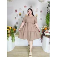 ราคา CC14 ชุดเดรสขนมชั้นสาวอวบพลัสไชต์ (22828351446)