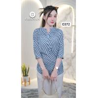 ราคา ขายดี Chanan เสื้อโพลีผสมคอตตอน คอจีน แต่งกระดุมหน้า ดีเทลผ้าแต่งลายเส้นสีดำ ผ้าใส่สบาย มี3สี รุ่น0372 เสื้อทำงาน เสื้อออกงาน เสื้อชีฟอง เสื้อเชิ๊ต เสื้อคอจีน เสื้อคอปก เชิ้ตคอปก (23145400173)