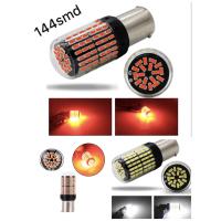 ราคา หลอดไฟเลี้ยว ไฟถอย ไฟเบรค LED 144SMD 1คู่ ขั้วเขี้ยว ขั้วเสียบ 1156 1157 T20 7443 7440 เลือกขั้วได้เลย 12V (4671628678)