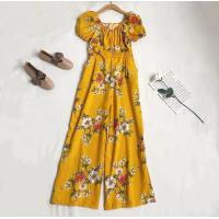 ราคา Ann Fashion ชุดจั๊มสูทขายาว ลายดอกไม้จั๊มแขน จั๊มเอว ใส่ไปเที่ยวทะเลสวยมากๆ เสื้อปาดไหล่ ดีไซน์ไม่เหมือนใคร สินค้ายอดฮิต 706 (13055190639)