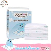 ราคา DODOLOVE แผ่นรองซับสำหรับเด็ก แผ่นรองซับฉี่ 1 ห่อ 20 ชิ้น แบบใช้แล้วทิ้ง แผ่นรองกันเปื้อน แผ่นรองซับ (7200920067)