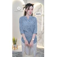 ราคา ขายดี Chanan เสื้อโพลีผสมคอตตอน คอจีน แต่งกระดุมหน้า ดีเทลผ้าแต่งลายเส้นสีดำ ผ้าใส่สบาย มี3สี รุ่น0372 เสื้อทำงาน เสื้อออกงาน เสื้อชีฟอง เสื้อเชิ๊ต เสื้อคอจีน เสื้อคอปก เชิ้ตคอปก (23145400176)