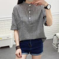 ราคา LH Sunday เสื้อคอจีนลายสก็อตแต่งกระดุมหน้า งานเรียบง่ายแมทซ์ได้ทุกโอกาส เหมาะกับทุกวัยเลยน้าา (12091905056)
