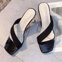 ราคา YUSHIKI รองเท้าแฟชั่นสตรีรองเท้าแตะเปิดนิ้วเท้ากริชรองเท้าส้นสูงข้ามเซ็กซี่ส้น 6 ซม มั่นคงรองเท้ารีสอร์ทสไตล์ผู้หญิงผู้ใหญ่ (22814981512)