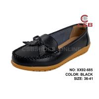 ราคา CSB รองเท้าหนังวัว XX92 685 รองเท้าแฟชั่นผู้หญิง ตกแต่งโบว์ (20756315871)