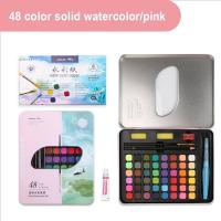 ราคา Giorgione ชุดระบายสีน้ำ สีน้ำก้อน 36 สี 48 สี มาพร้อม ปากกาพู่กันน้ำแบบเติม ดินสอ พู่กัน กระตุ้นจินตนาการของเด็กๆ (23224155218)