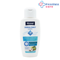 ราคา Nizoral Derma Daily Anti dandruff Shampoo for Oily Sensitive Scalp แชมพู ไนโซรัล 200 Ml PC (23275321212)