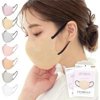 ราคา สำหรับคนหน้ากลม หน้ากากอนามัย Cicibella 3D Bi Color C Type Mask 10 ชิ้น นำเข้าจากญี่ปุ่น (21098661929)