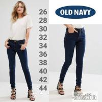 ราคา มีไซส์ใหญ่ OLD NAVY ยีนส์สกินนี่ สีเข้ม ยืดได้ กางเกงยีนส์ไซส์ใหญ่ กางเกงคนอ้วน แฟชั่นคนอ้วน พร้อมส่ง ไซส์ 26 44 นิ้ว (2022590770)
