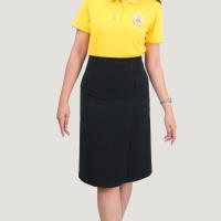 ราคา กระโปรงทำงาน ทรงเอ รุ่น ขอบกุ้น ผ้านาโน สีดำ สีกรมท่า และสีเทา มีซับใน ยาว 21 และ 24 นิ้ว bykkskirt (22715326947)