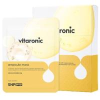 ราคา พร้อมส่ง มาส์กหน้าสูตรส้มเกาหลี SNP prep vitaronic ampoule sheet mask มาส์กเหลือง (17810517226)