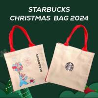 ราคา Starbucks Christmas Tote Bag กระเป๋าผ้า Starbucks Christmas (23143351567)