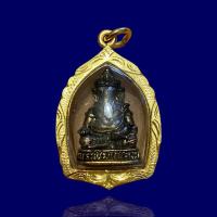 ราคา จี้พระพิฆเนศ ปางประทานพร เนื้อรมดำ เลี่ยมกรอบทองคำแท้3k พระพิฆเนศ กันน้ำ ไม่ลอกไม่ดำ เสริมบารมี โชคลาภ สมหวัง (11406792569)