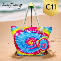 ราคา กระเป๋าลายมัดย้อมดั้งเดิม C11 มีใบเล็กรุ่นใหม่ ไว้ใส่คู่กับ เสื้อมัดย้อม งานฝีมือไทย ส่งออก ขวัญเวียงแบรนด์ (22861507312)