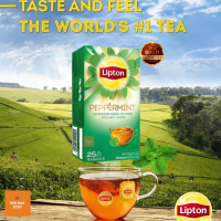 ราคา แท้ 100 ลิปตัน ชากลิ่นเปปเปอร์มิ้นต์ Lipton Peppermint tea ชากลิ่นมิ้นต์ ชนิดซอง 1 กล่อง 25 ซอง tea bag 37 5g จาก อินโดนีเซีย (6090520975)