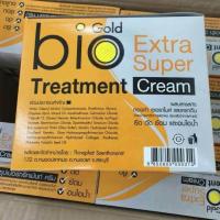 ราคา ทรีทเม้นไบโอ สีทอง Bio Gold Extra Super Treatment Cream 1 กล่อง 24 ซอง (901364953)