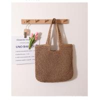 ราคา กระเป๋าสาน กระเป๋าถัก มีซับใน กระเป๋าสานใบใหญ่แบบใหม่ M208 (19650275567)