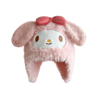 ราคา VNSNFQ ปอมปอมปุริน หมวกกำมะหยี่ My Melody คุโรมิ แมวคิตตี้แมว หมวกสวมหัว แฟชั่นสำหรับผู้หญิง กันลม หมวก Cinnamoroll สำหรับเด็ก เสื้อผ้าแนวสตรีท (23195661992)