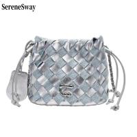 ราคา กระเป๋าถือสไตล์ฝรั่งเศสแบบใหม่กระเป๋าใบเล็กถักกระเป๋าสะพายข้าง (22938064105)