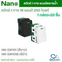 ราคา NANO ปลั๊ก สวิตซ์ เต้ารับคอมCAT5E เต้ารับโทรทัศน์ เต้ารับโทรศัพท์ ยกกล่อง (21576465377)
