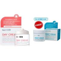 ราคา 1 แถม 1 Dr SOMCHAI Day cream Free Night cream ดร สมชาย เดย์ ครีม ฟรี ไนท์ ครีม (17111217209)