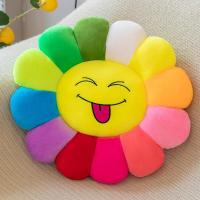 ราคา ดอกทานตะวัน Takashi Murakami หมอนอิง การ์ตูนทานตะวันอีโมจิ เบาะโซฟาเบาะของเล่นตุ๊กตาเบาะ หมอนกอด (21720791626)