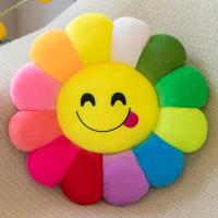 ราคา ดอกทานตะวัน Takashi Murakami หมอนอิง การ์ตูนทานตะวันอีโมจิ เบาะโซฟาเบาะของเล่นตุ๊กตาเบาะ หมอนกอด (21720791627)