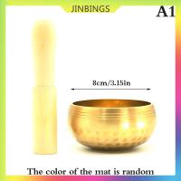 ราคา JINBINGS เนปาลทิเบตพุทธชาม handmade singing Bowl ชุดเบาะค้อนศาสนา (22965265507)