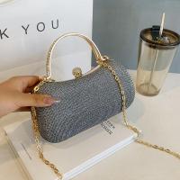 ราคา เรียบหรู กระเป๋าถือทรงสี่เหลี่ยม ผู้หญิง กระเป๋าสะพายข้างสําหรับ สำหรับงานกลางคืน ห่วงโซ่งานปาร์ตี้ สายคล้อง มีสไตล์ พีวีซีสีบริสุทธิ์พักผ่อนเกาหลี (22016013323)