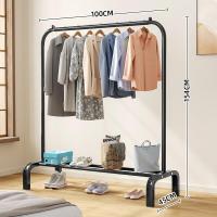 ราคา HOT SALE สินค้าพร้อมส่ง ราวตากผ้า ราวตากผ้าถูกๆ โครงเหล็ก 65 105 ซม clothes rack ราวมินิมอล ราวตากผ้าพับได้ Space Savers ราวแขวนผ้าทนๆ ราวแขวนผ้า (23190734092)