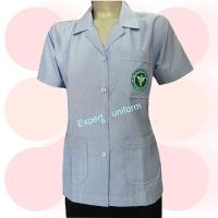 ราคา เสื้อ กางเกง กระโปรงริ้วฟ้าอนามัยสาธารณสุข หญิง ทรงสวย ปราณีต เสื้ออนามัยริ้วฟ้า กางเกงริ้วฟ้าอนามัย กระโปรงริ้วฟ้าอนามัย (17455994820)