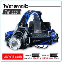 ราคา ไฟฉายคาดศีรษะ ไฟฉายคาดหัว ไฟฉาย LED ซูมได้ แบบชาร์จไฟในตัว (5948042673)