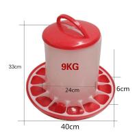 ราคา LoveTail ถังให้อาหารไก่ ถังให้อาหารไก่อัตโนมัติ เครื่องให้อาหารไก่อัตโนมัติ ป้องกันไก่คุ้ยเขี่ย ประหยัดอาหาร (22681094992)