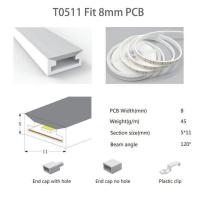 ราคา WS2811 WS2812B LED Neon Rope Silica Gel Tube IP67 Waterproof For WS2813 WS2815 SK6812 5050 RGB Strip Light Ourdoor Decoration (19888549697)