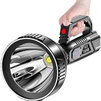 ราคา ไฟฉายแรงสูงไฟฉายสปอทไลท์สว่างไสว LED แบบพกพา90000แบบอัลตร้าไฟฉายตั้งแคมป์โหมดแสงสว่าง4โหมดไฟฉายในครัวเรือนแบบมือถือกันน้ำ Li (22939629470)