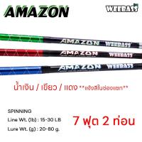 ราคา คันเบ็ดตกปลา WEEBASS ROD คันเบ็ด รุ่น AMAZON 2ท่อน คันหน้าดิน ตันตกหน้าดิน (916700434)