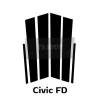 ราคา พร้อมส่ง แผ่นติดเสาประตู Civic FD FB FCFE Accord CityCRV HRV Jazz (17782047133)
