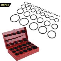 ราคา ยางโอริง O Ring 225 419pcs 18 32ขนาด O Ring Assortment Nitrile Rubber พร้อมส่ง ราคาถูกที่สุด O Rings Rubber Silicone O Ring Seal Sealing O rings Nitrile Washer Rubber oring set Assortment Kit Set Box