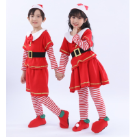 ราคา ชุดเอลฟ์ ชุดเขียวแดง เสื้อผ้าเด็ก ชุดเด็ก ชุดคริสมาส ชุดแฟนซี ชุดซานต้า เด็ก เด็กโต ชุดเอลฟ์ ชุดเขียวแดง Christmas Sant (21106573318)