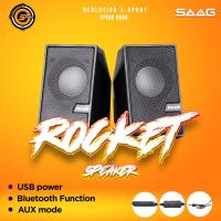 ราคา SAAG Bluetooth Speaker ROCKET D70BT ลำโพงฟังเพลง ลำโพงเล่นเกม ลำโพงบลูทูธ (19744528735)