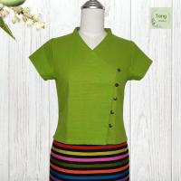 ราคา เสื้อผ้าไทย เสื้อผ้าฝ้าย เสื้อพื้นเมือง ผ้าไทย ชุดพื้นเมือง ผ้าฝ้าย เสื้อผ้าไทยผญ เสื้อใส่กับผ้าถุง เสื้อผ้าพื้นเมือง เสื้อพิกุล (19473187564)